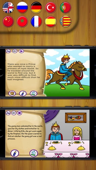 Princess and the Pea Classic tale interactive book 1.1 IOS -