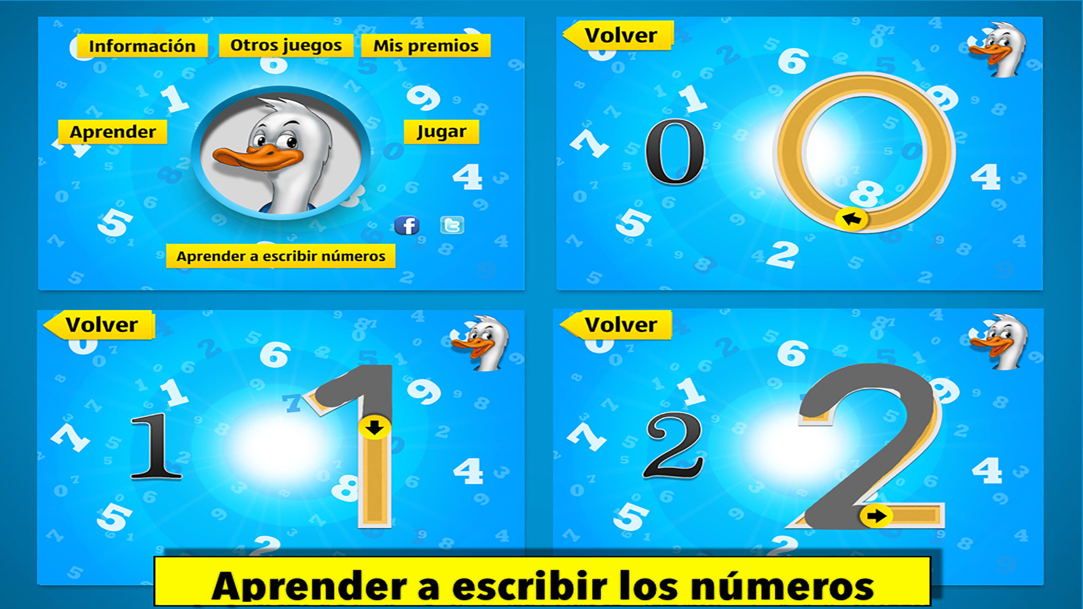 juegos preescolares para aprender los números screenshot 4