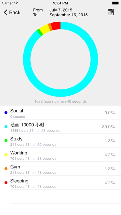 Color Time - 10000 hours