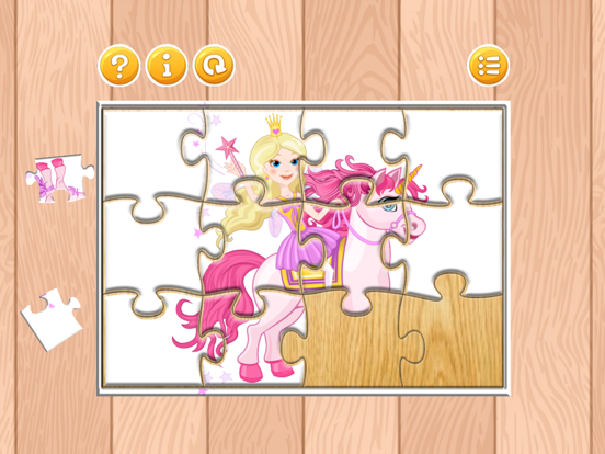 My Pony Princess Jigsaw Puzzles Games For Kids iPad screenshot