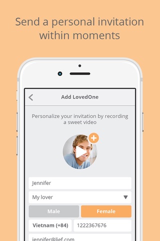Lief App - Be social...in a private way screenshot 4