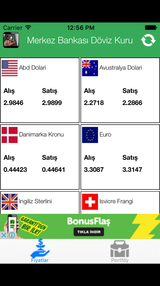 #1. Merkez Döviz Kuru (iOS) Podle: burhan capak