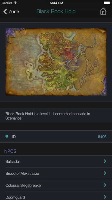 Pocket Wiki for WoW Screenshot