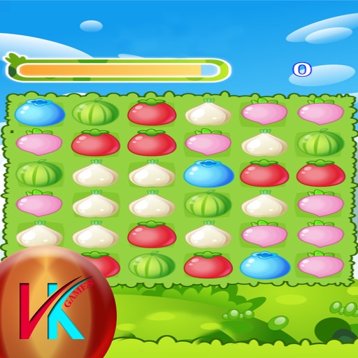 Match 3 Fruits Garden Match Puzzle iOS App