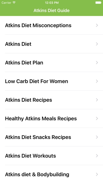 Atkins Diet: Low Crab Diet for Weight Loss screenshot-0