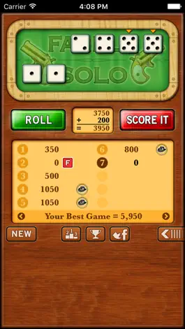 Game screenshot Farkle Solo - Free apk