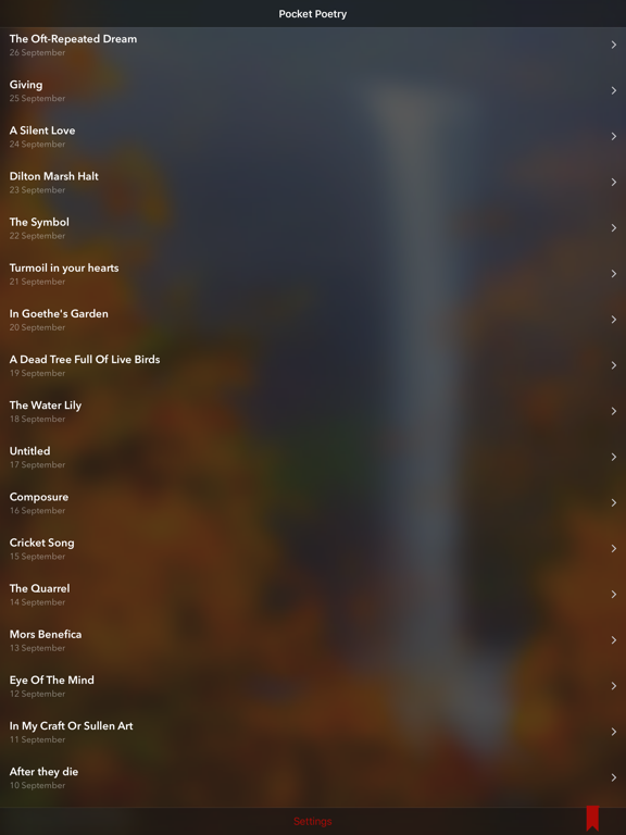 Screenshot #5 pour Pocket Poetry