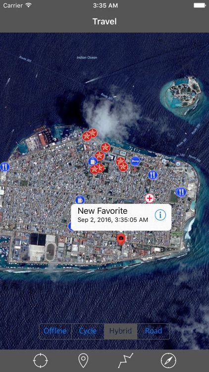 MALDIVES – GPS Travel Map Offline Navigator