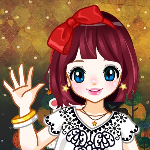 Pop Star Dress Up Kawaii Anime Girl Salon Icon