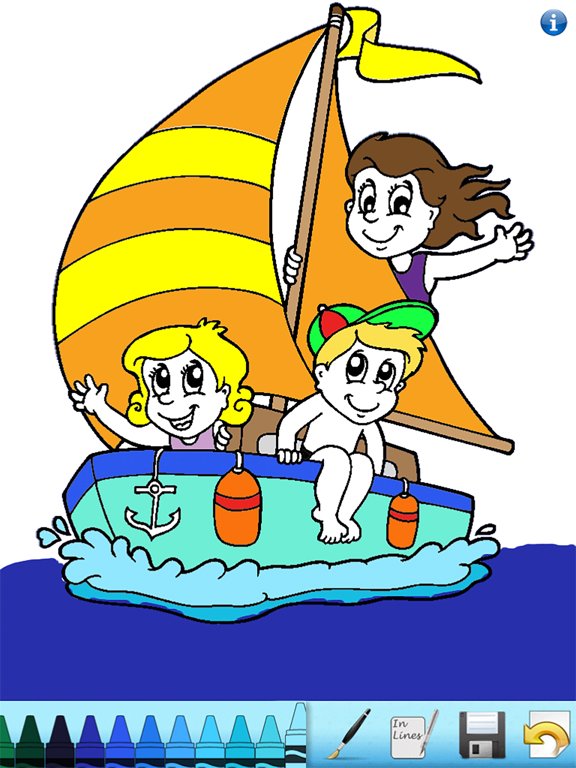 Screenshot #6 pour Livre de coloriage de Océan!