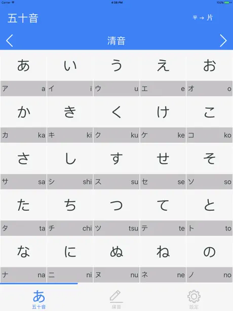 五十音 - 學習日文的基本發音