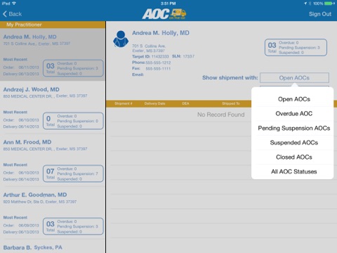 On-The-Go AOC screenshot 4