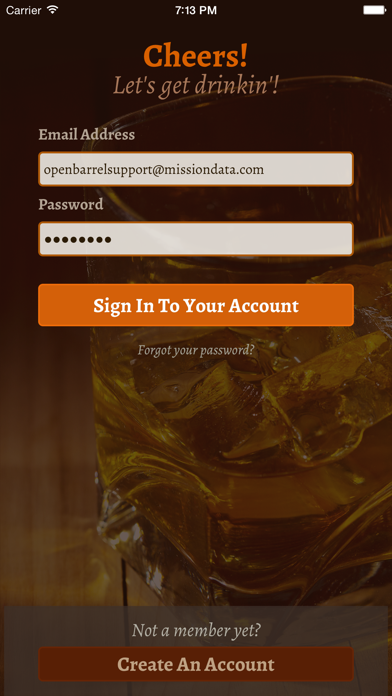 How to cancel & delete Open Barrel from iphone & ipad 1