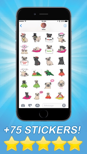 Pug Emoji(圖2)-速報App