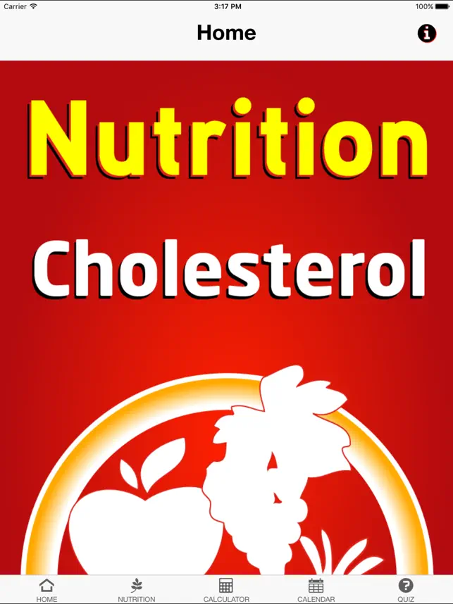 Captura de Pantalla 1 Nutrition Cholesterol iphone