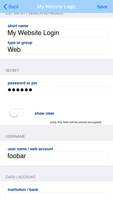 App screenshot
