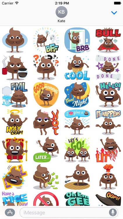 Happy Poo: Stickers by EmojiOne screenshot-3