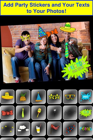 Party Booth: Party! Photos! Stickers! screenshot 2