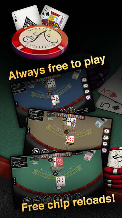 Blackjack 21 Pro screenshot 1