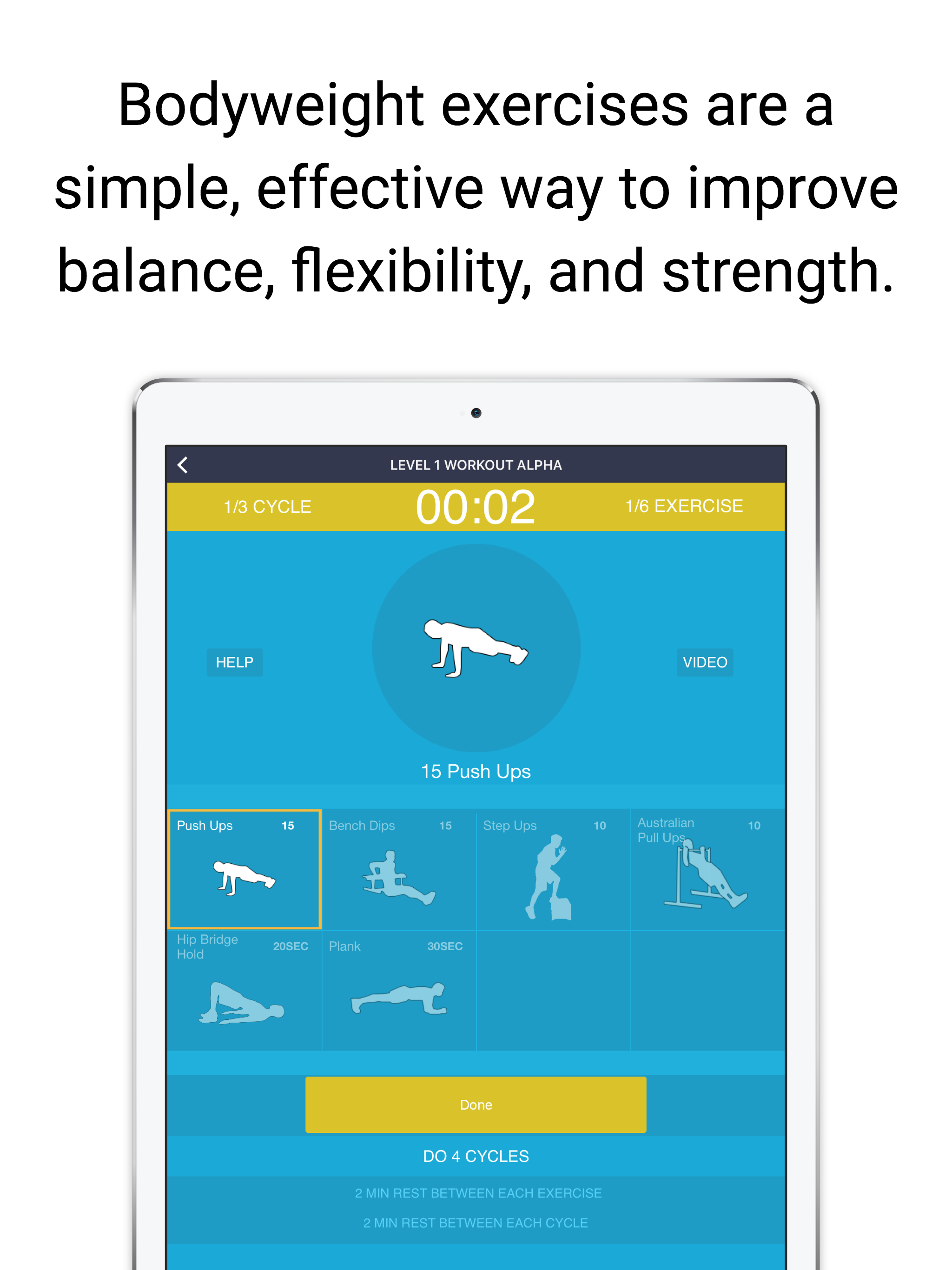 Bodyweight Calisthenics Progression - Loose Weight screenshot 8