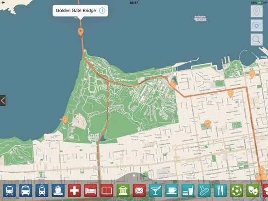 Golden Gate Bridge Visitor Guide iPad screenshot 5 - Education app