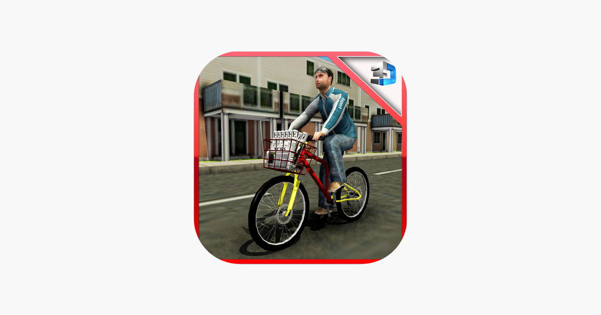 ‎Newspaper Delivery Boy & bike ride game on the App Store