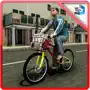 Newspaper Delivery Boy & bike ride game