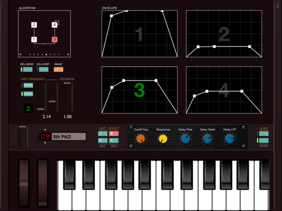 Screenshot #4 pour DXi FM synthesizer