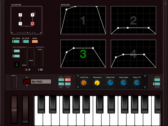 Screenshot #1 for DXi FM synthesizer