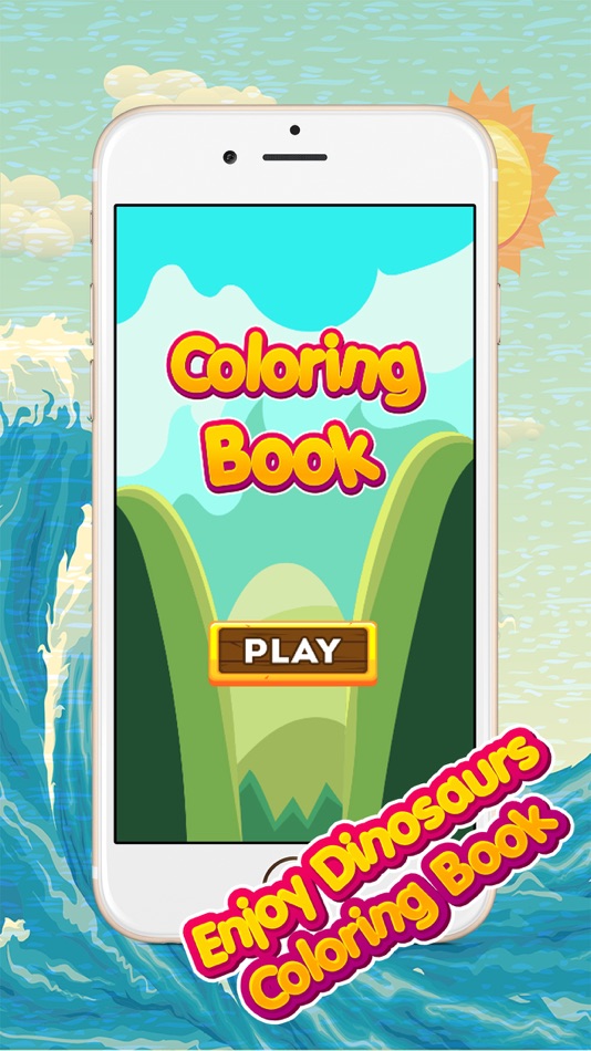 Coloring Book for Kids - Cute Dinosaurs - 1.0.2 - (iOS)