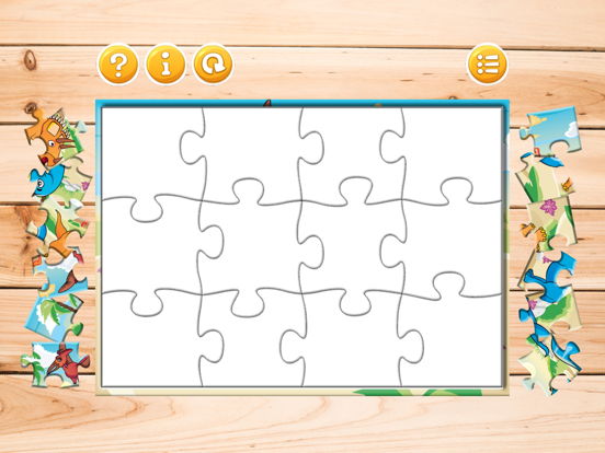 Dinosaur Park Jigsaw Puzzle Games Free For Kids iPad screenshot