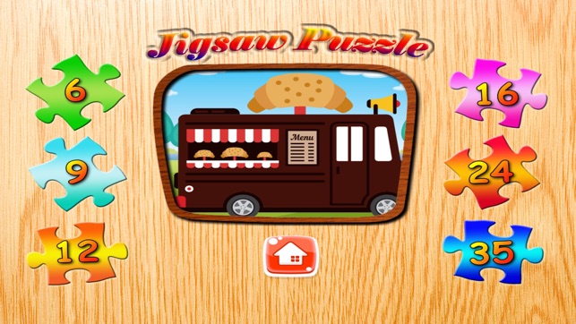 孩子們免費的食物卡車拼圖遊戲(圖3)-速報App