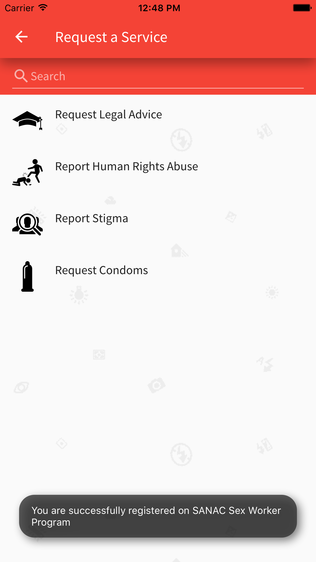 SANAC Sex Worker Program