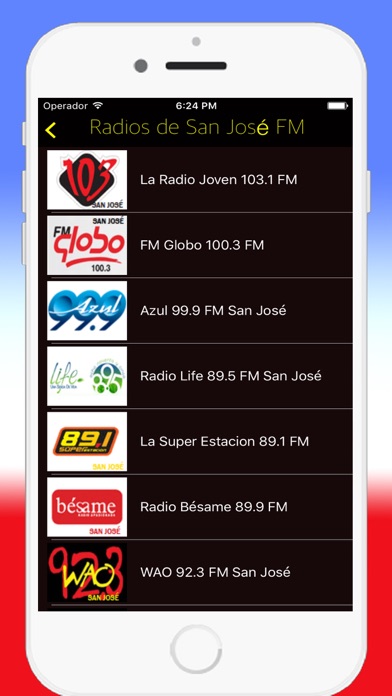 Screenshot #1 pour Radios Costa Rica - Emisoras de Radio en Vivo FM