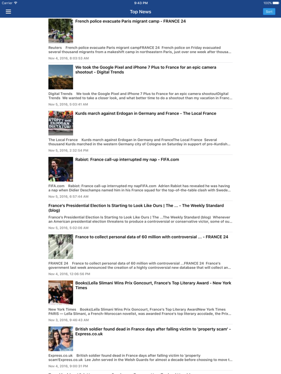 Screenshot #4 pour France News In English