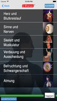 unser körper in 3d iphone screenshot 2