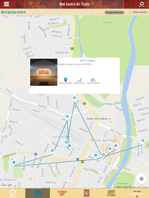 Screenshot #6 pour Red Centre Art Trails