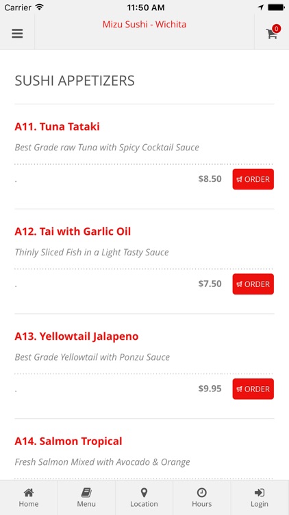 Mizu Sushi - Wichita Online Ordering