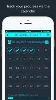 30 day firm butt challenge iphone screenshot 2