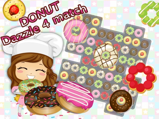 Screenshot #4 pour Cookie De Donut - Crush Dazzle Puzzle Match 4