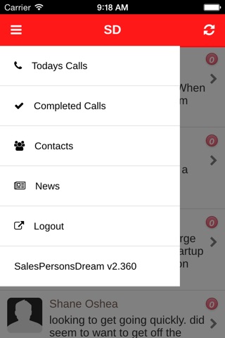 SalesPersonDream -mobile mini CRM for salespeople screenshot 2