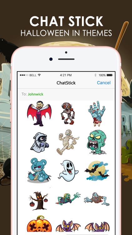 Halloween Emoji Stickers Keyboard Themes ChatStick