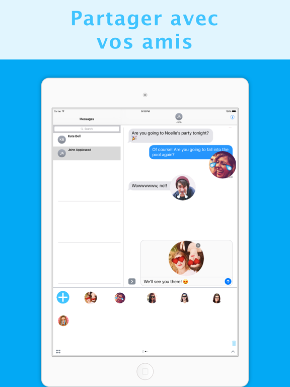 Screenshot #5 pour Emoji Kit - Stickers personnalisés pour iMessage