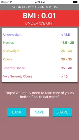 Game screenshot Bmi Calculator (Body Fat Percentage) hack