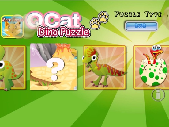QCat - Puzzle & Trivia of Dino World For Toddlers and Kids (free)