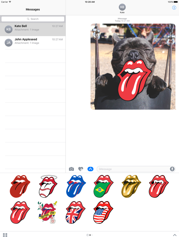 Screenshot #4 pour Rolling Stones Stickers