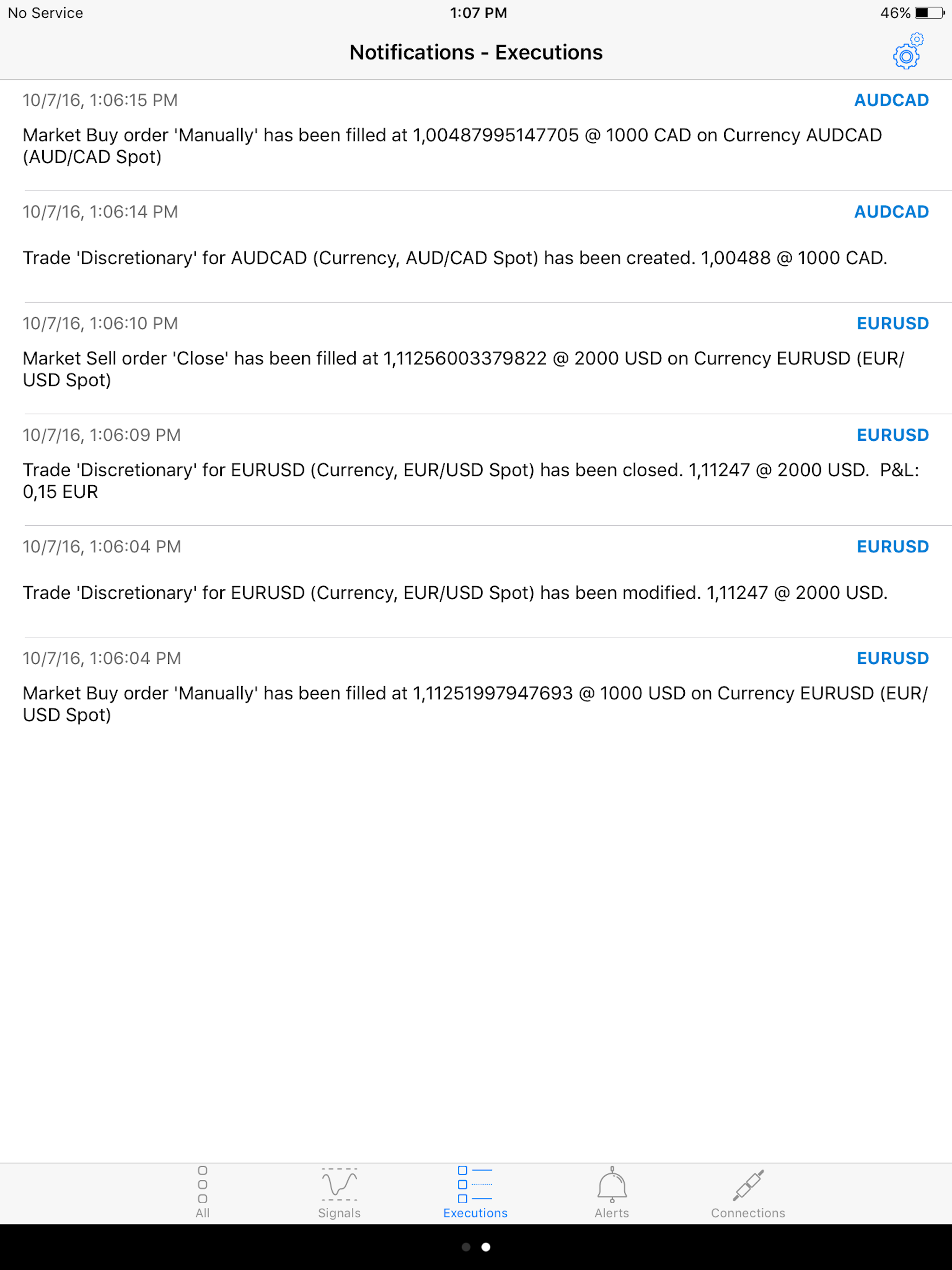 AgenaTrader Notifier screenshot 8