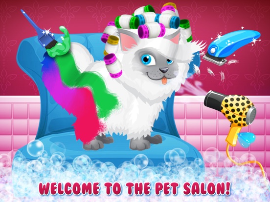 Sunnyville Fluffy Salon iPad app afbeelding 1