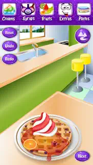 waffle maker - kids cooking food salon games iphone screenshot 2