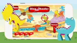 Go Little Dinosaur Shooter Games Free Fun For Kids screenshot #1 for iPhone